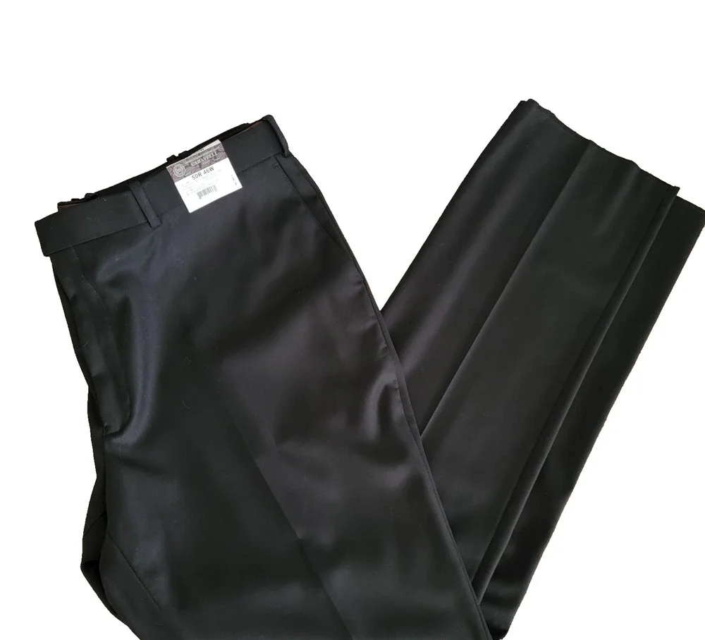 Caravelli Black Dress Pants 46W x 34L Business Career Professional Work NEW NWT